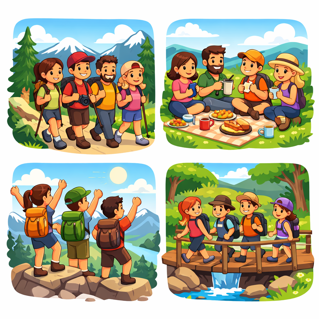 Illustrated group memories